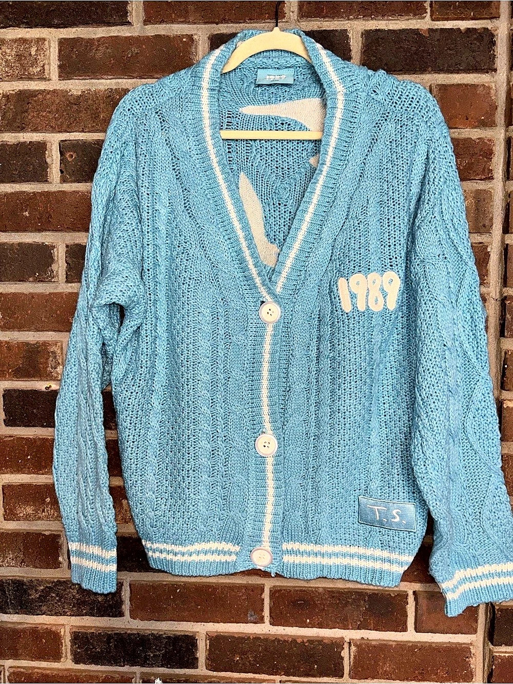 Taylor Swift 1989 Taylor's Version Cardigan Blue & Pink XS/S Like New